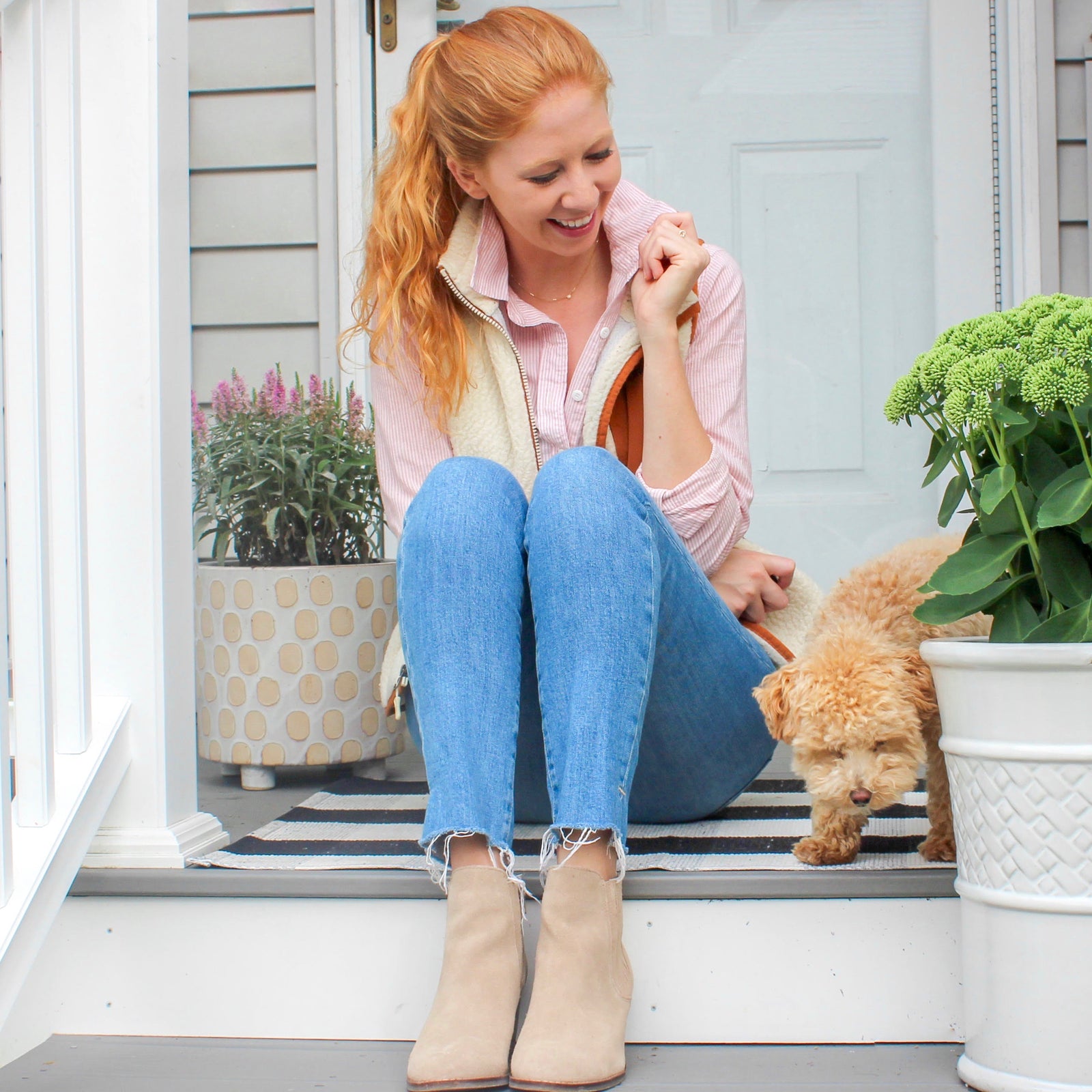 One Shirt Styled 4 Ways