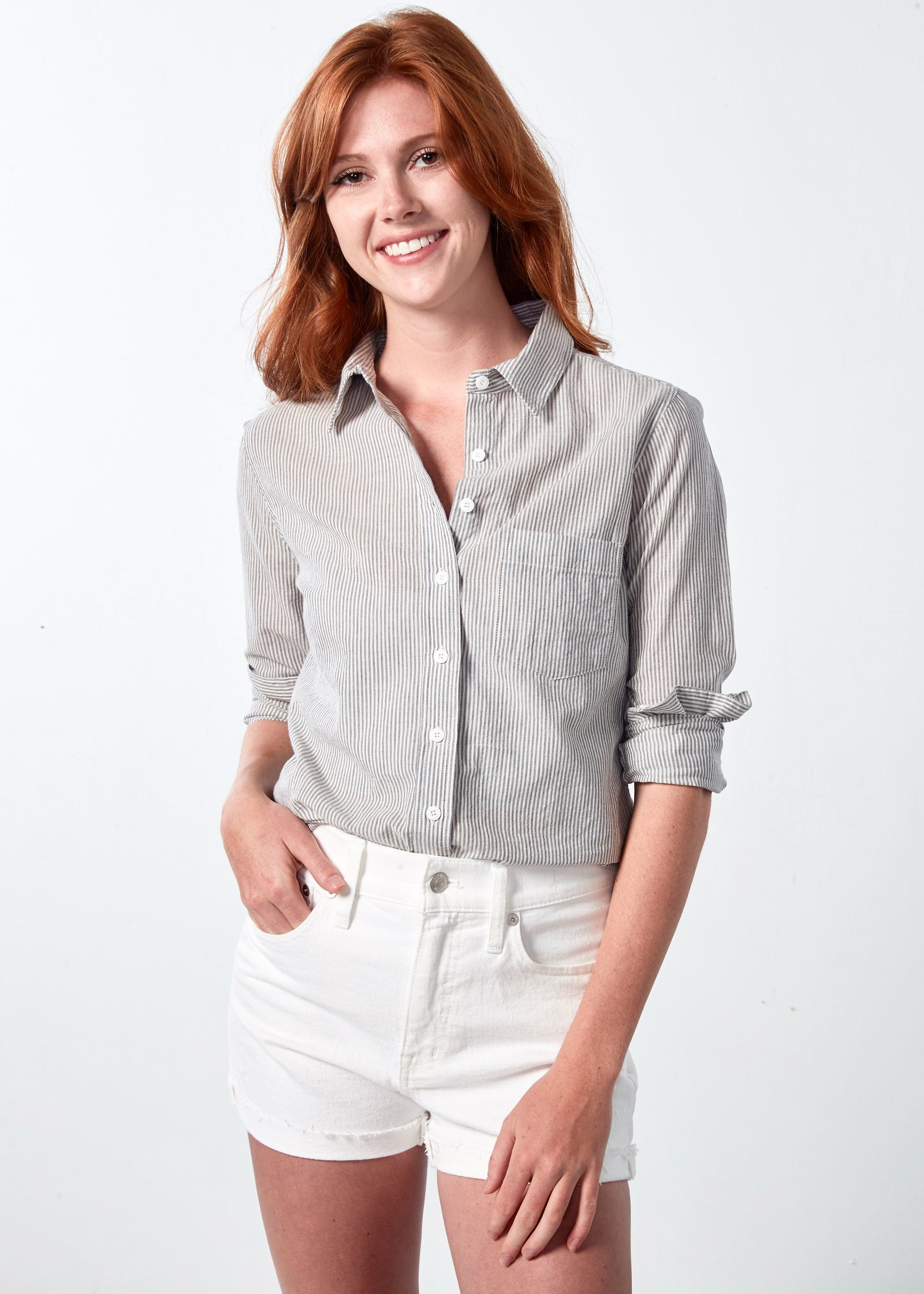 Brynn Shirt - Coastal Stripe [final sale]