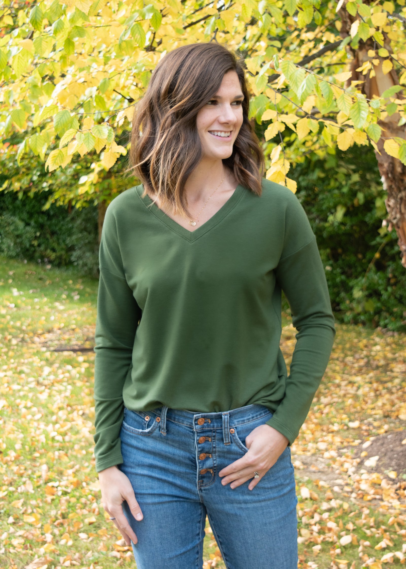 Jessie Shirt - Moss [final sale]