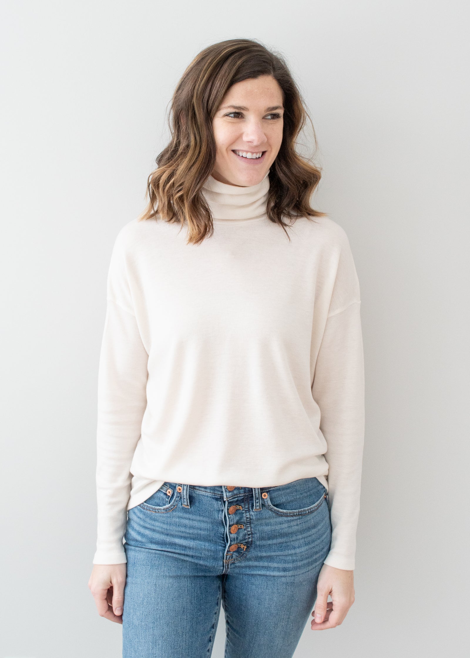 Cori Turtleneck - Vanilla [final sale]